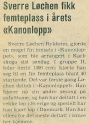 Klikk for � lese omtale i Aftenposten datert 5.august 1974.